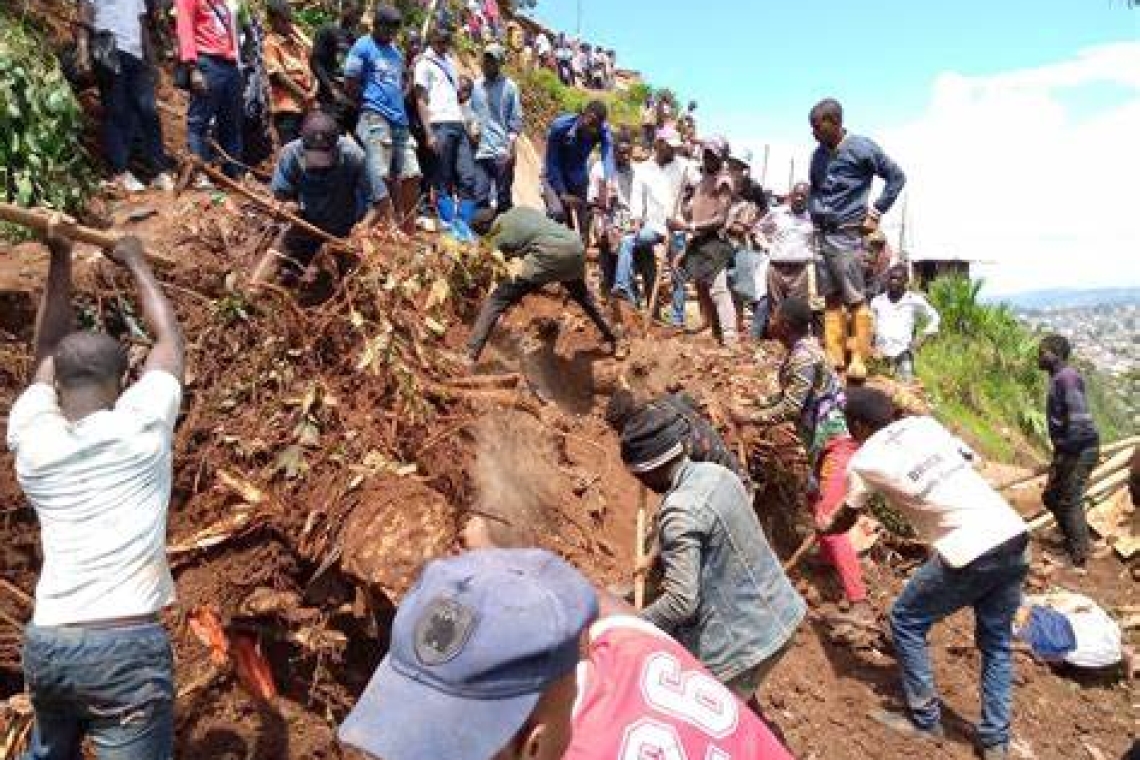 RDC: Des pluies torrentielles font au moins 15 morts à Bukavu 